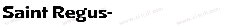 Saint Regus字体转换